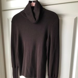 Dana Buchman - Brown Ribbed sweater - Couture